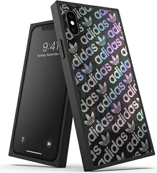 Mbështjellës Adidas OR Square për iPhone X/XS, i zi