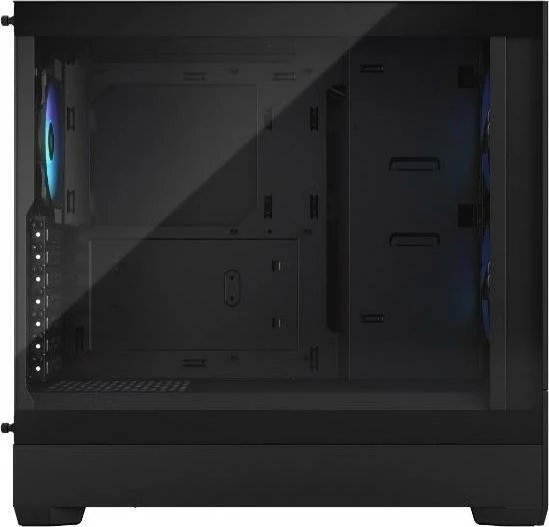 Kasë Fractal Design Pop Air RGB TG FD-C-POR1A-06 Midi Tower ATX me xham të temperuar, 3x120mm RGB fan, e zezë