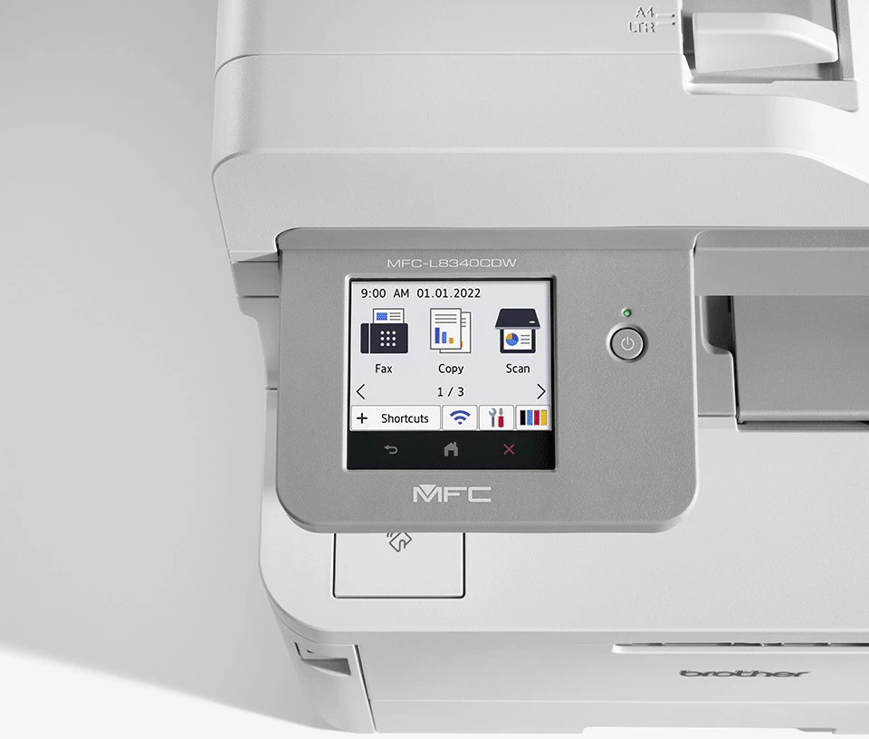 Printer Brother MFC-L8340CDW, LED, Printim me ngjyra, 600 x 2400 DPI, Kopjim me ngjyra, Printim direkt, Bardhë