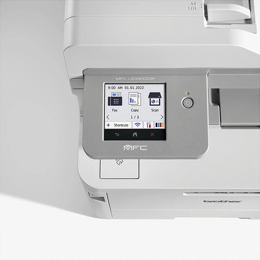Printer Brother MFC-L8340CDW, LED, Printim me ngjyra, 600 x 2400 DPI, Kopjim me ngjyra, Printim direkt, Bardhë