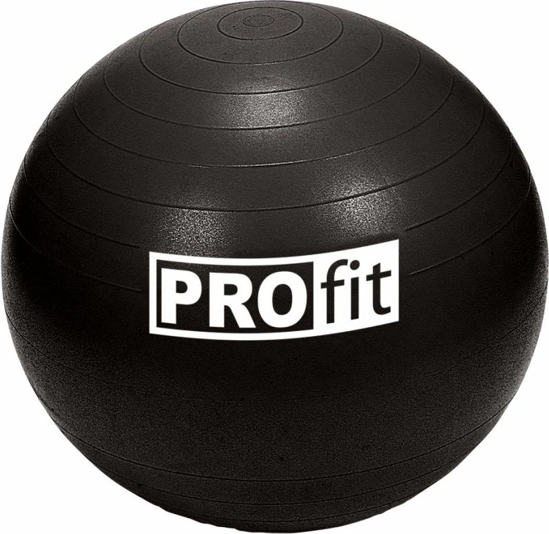 Top Fitnesi PROfit 85cm me ngjyrë të zezë dhe pompë DK2102