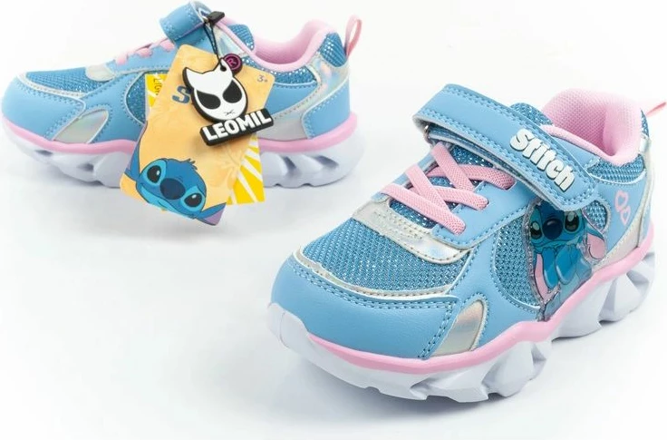 Atlete fëmijësh Leomil Stitch me drita LED, të kaltra