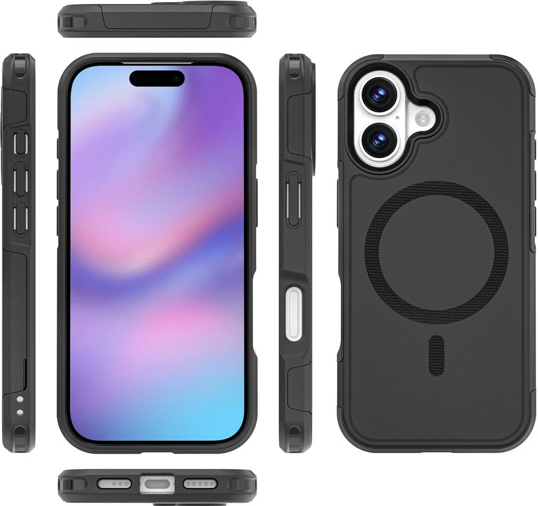 Mbështjellës 4smarts për Apple iPhone 17, i zi, MagSafe