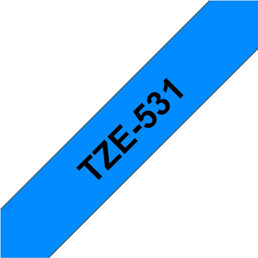 Kasetë shiriti etiketimi Brother TZe-531, 12mm x 8m, e kaltër