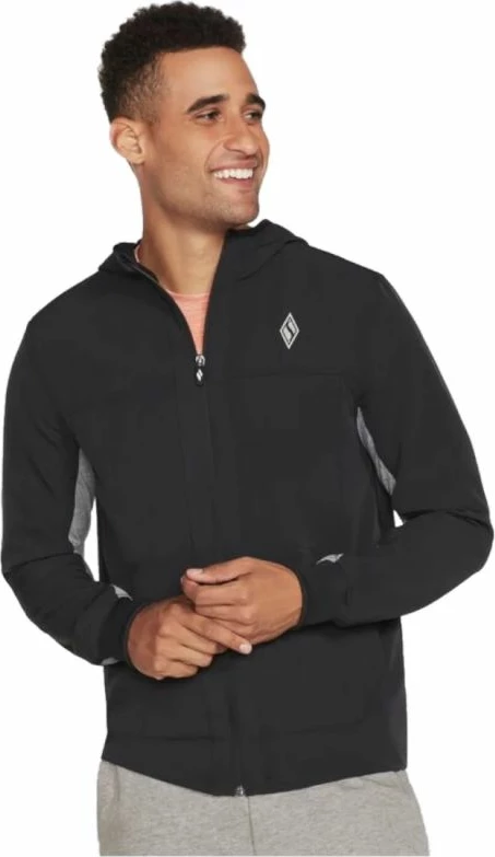 Jakne për meshkuj Skechers, e zezë