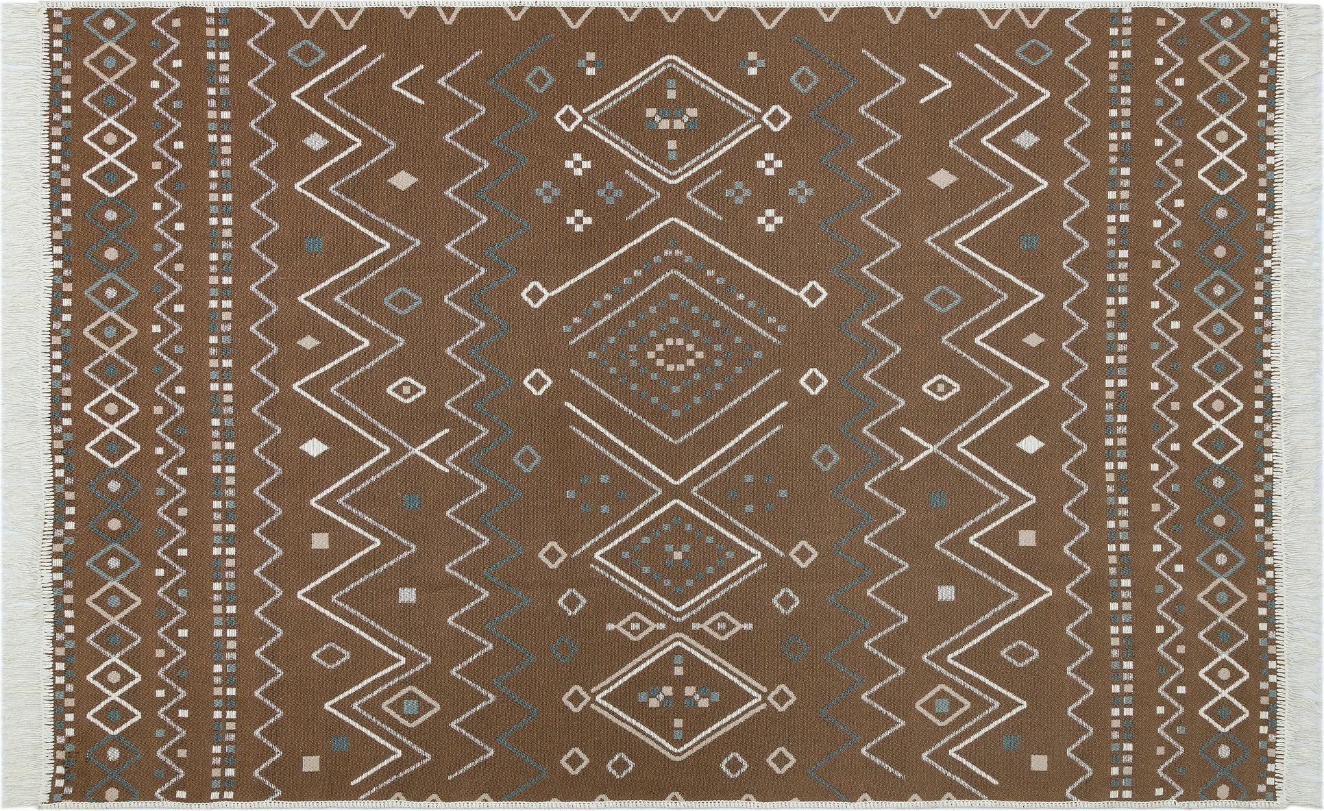 Qilim Conceptum Hypnose, 80x150cm, bezhë, kaltër, mink