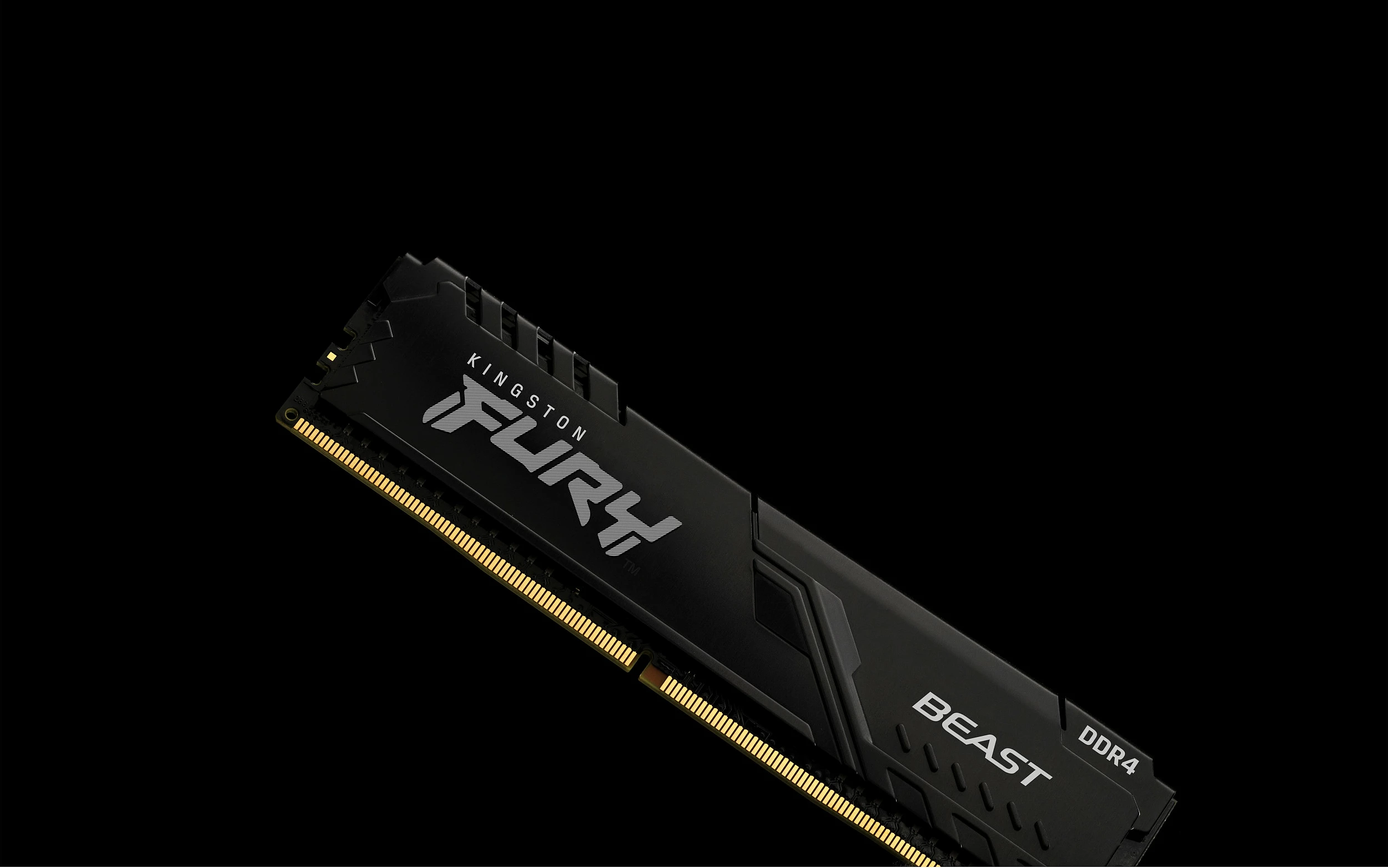 RAM Memorje Kingston FURY Beast 32GB (2 x 16GB) DDR4 3200MT/s CL16, e zezë
