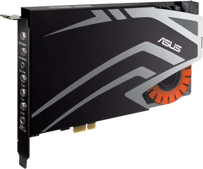 Kartë zëri, ASUS Strix Soar, PCI-Express, 24-bit 116 dB SNR, amplifikator kufjesh 600 Ω, e zezë