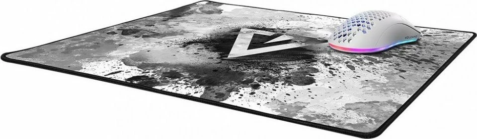 Mauspad Modecom Volcano Elbrus Hokori 40 x 43.7 cm, bardhë/zezë
