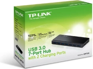 Shpërndarës TP-LINK, USB 3.2 Gen, Micro-B 5000 Mbit/s, i zi