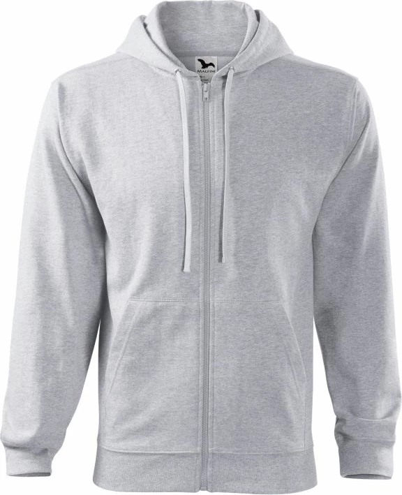 Duks me zinxhir Malfini Trendy për meshkuj, ngjyrë gri [Madhësia: XXXL]