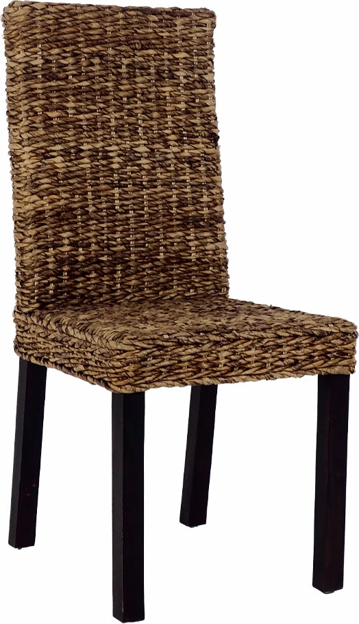 Karrige Bali, ngjyrë arre, këmbë të zeza, 53x45x99cm