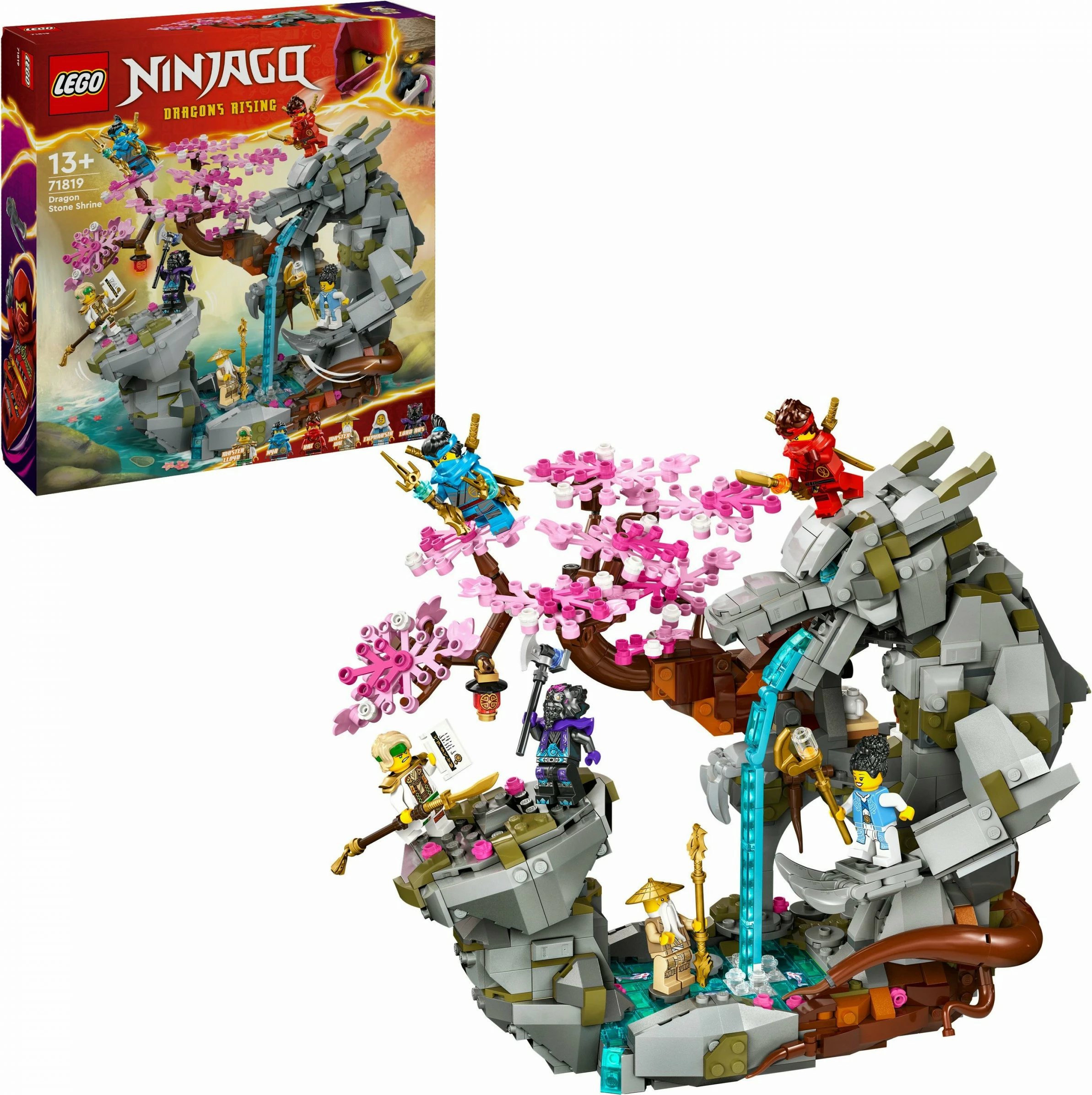 Set LEGO Ninjago 71819 Drachenstein-Tempel