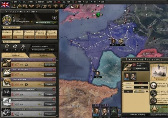 Hearts of Iron IV: La Resistance DLC EN/DE/FR/PL/PT/RU/ES Global