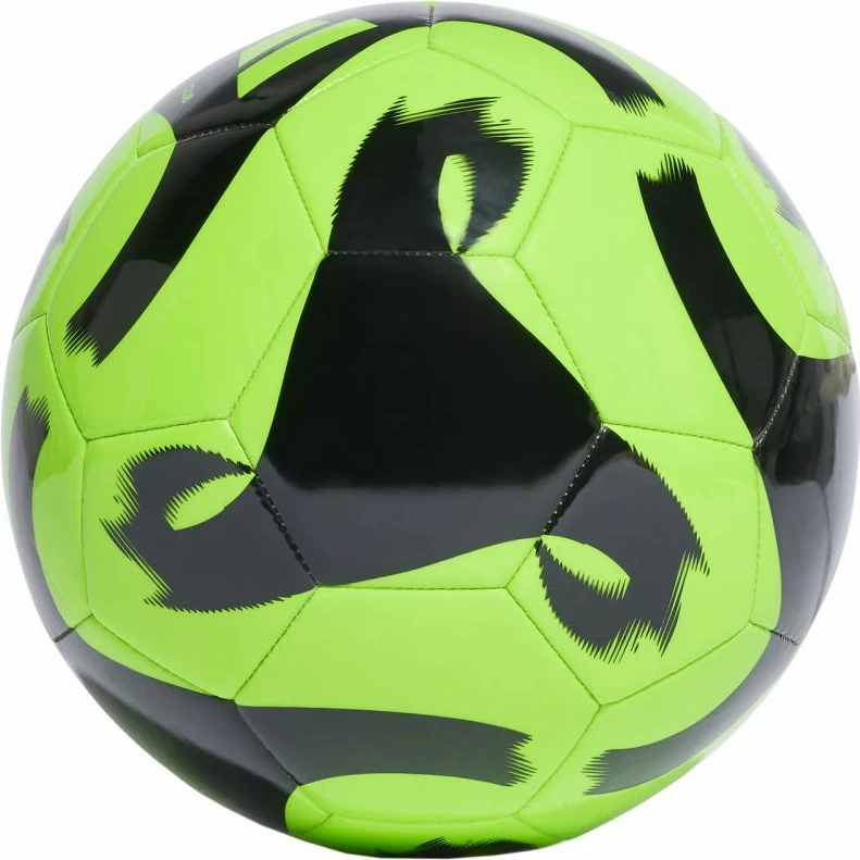 Top futbolli adidas për meshkuj dhe femra, ngjyrë e zezë dhe e gjelbër [Madhësia: 4]
