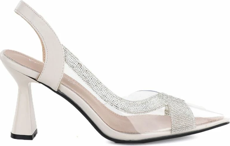 Këpucë pumps për femra Vinceza 66282, bezhë [Madhësia: 37]