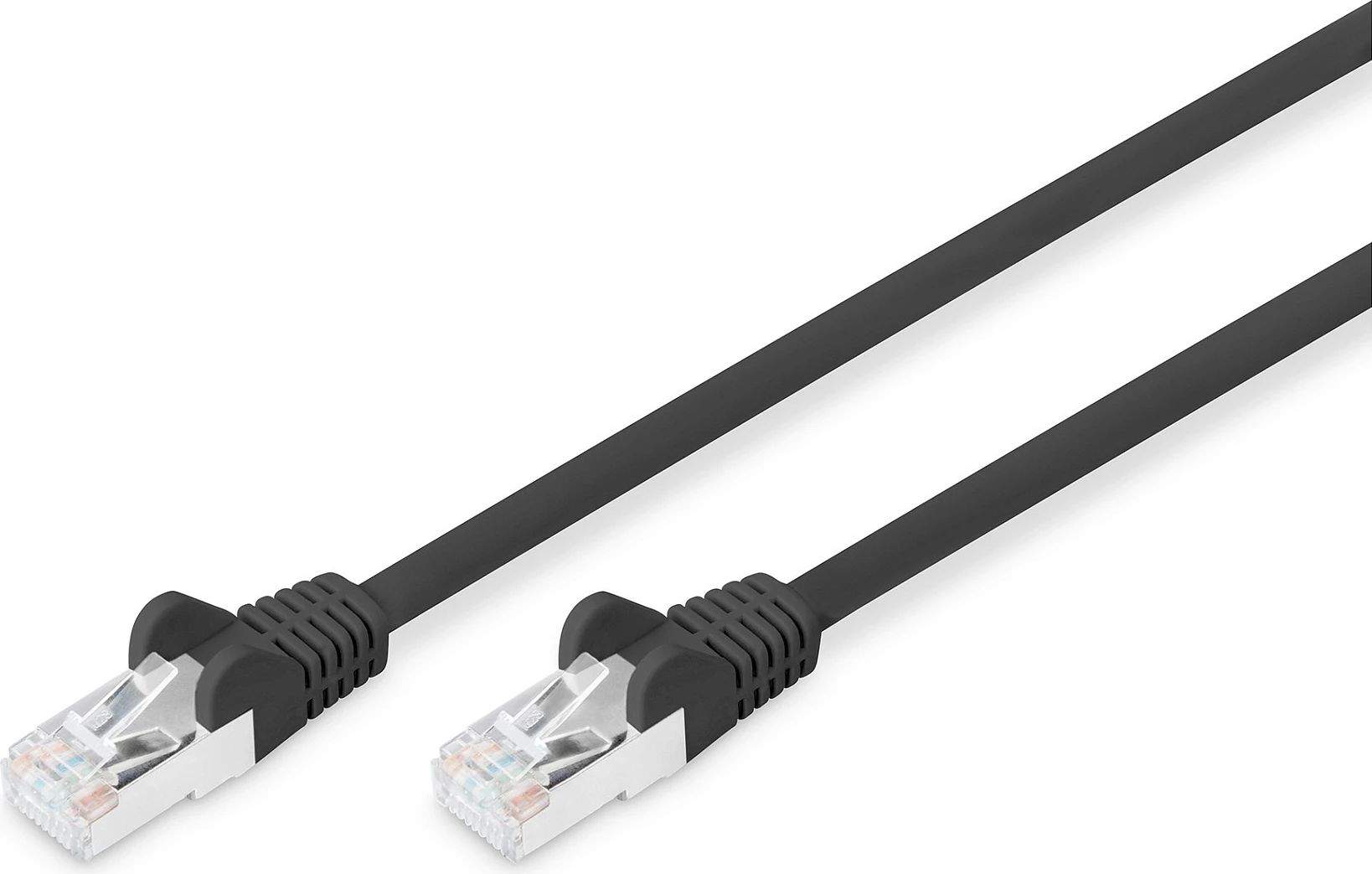 Kabllo rrjeti Digitus Cat6 3m, RJ-45, e zezë
