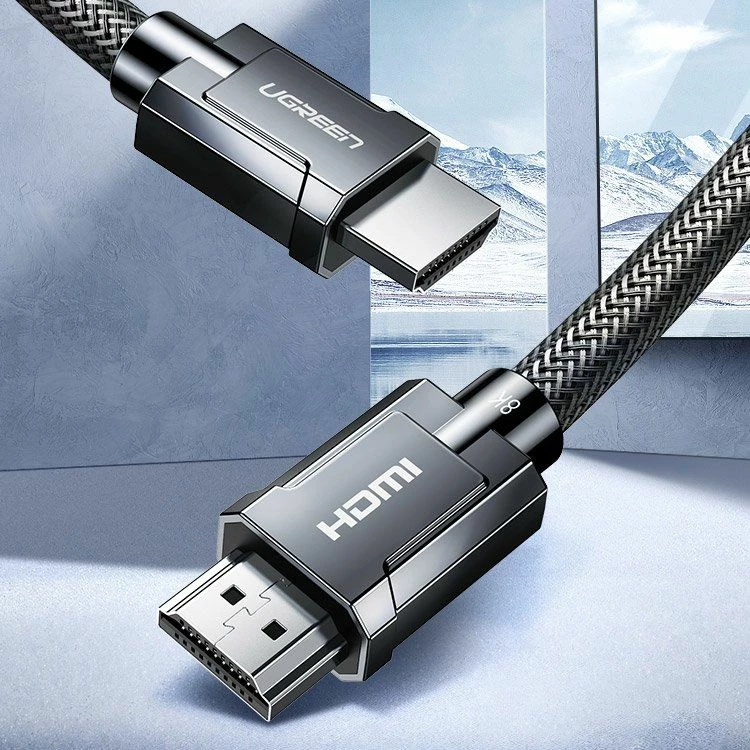 Kabllo HDMI Ugreen UGR363 HDMI 2.1 2m 8K@60Hz / 4K@120Hz 48Gbps, e zezë
