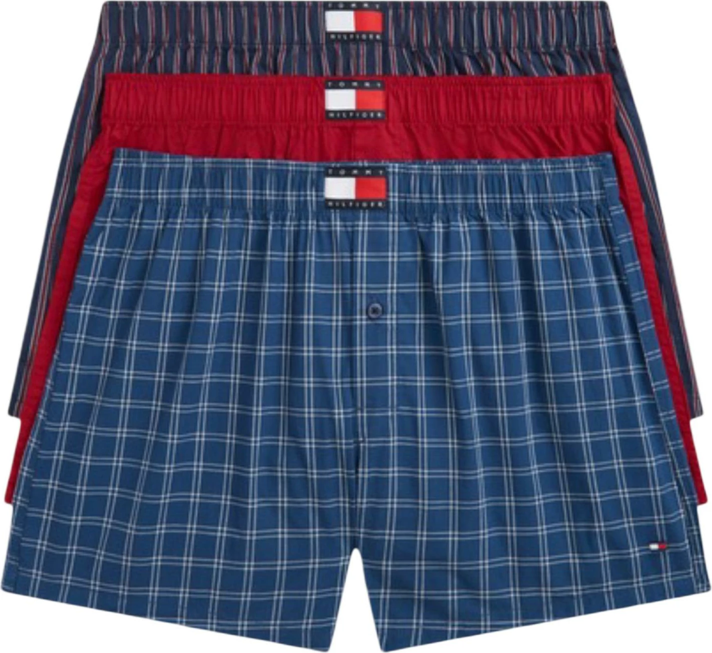 Set të brendshme për meshkuj Tommy Hilfiger UM0UM03898, blu-kuqe [Madhësia: S]