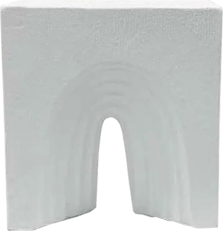 Dekor CIRRUS, polirezine e bardhë, 13x6x13cm