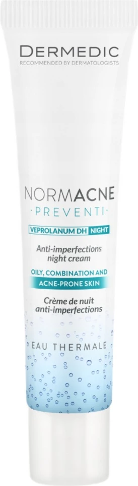 Krem natës për fytyrë për femra DERMEDIC Normacne 40ml