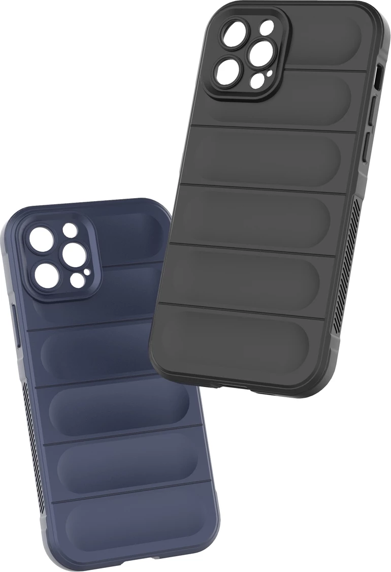 Mbështjellës Hurtel Magic Shield Case për iPhone 12 Pro, fleksibil, i blinduar, i kuq