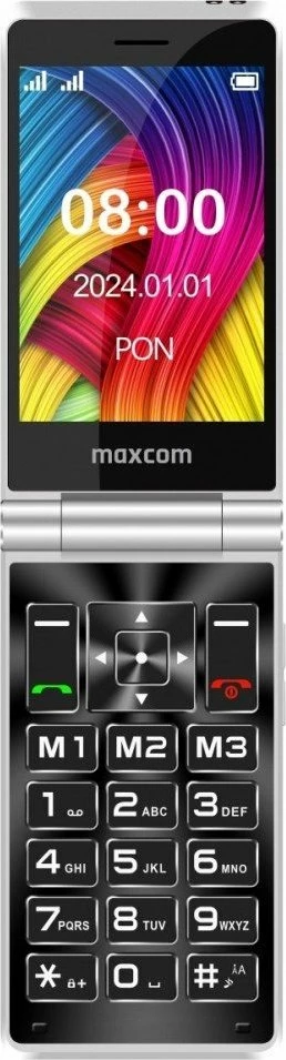 Celular me kapak Maxcom MM835L 4G Dual SIM 3.5\" 128MB i kuq