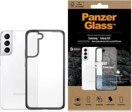 Mbështjellës PanzerGlass HardCase për Samsung Galaxy S22, transparent