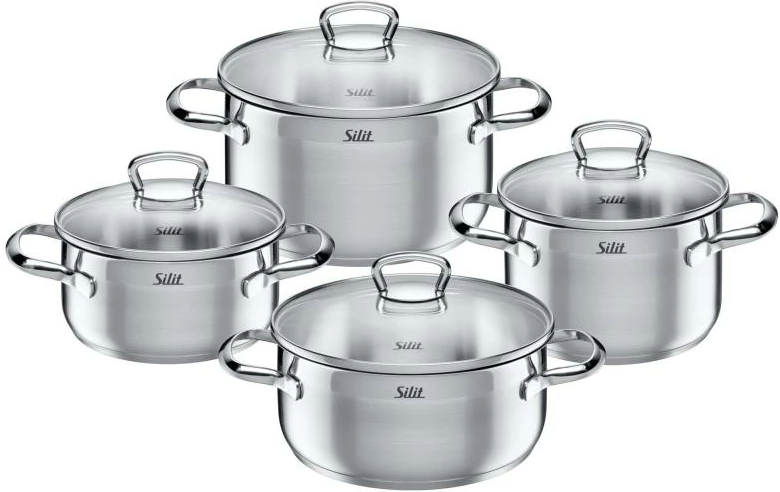 Set tenxheresh, Silit Toskana 7116001667, prej çeliku inoks, 4 copë
