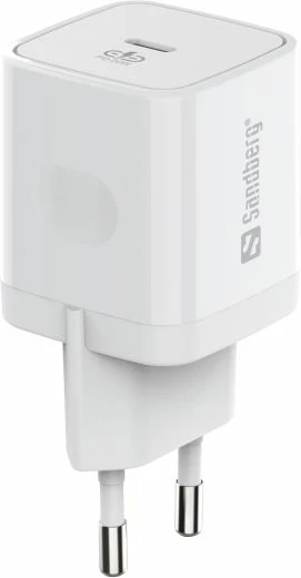 Karikues muri USB-C SANDBERG 441-42 PD 20W, prizë EU, i bardhë