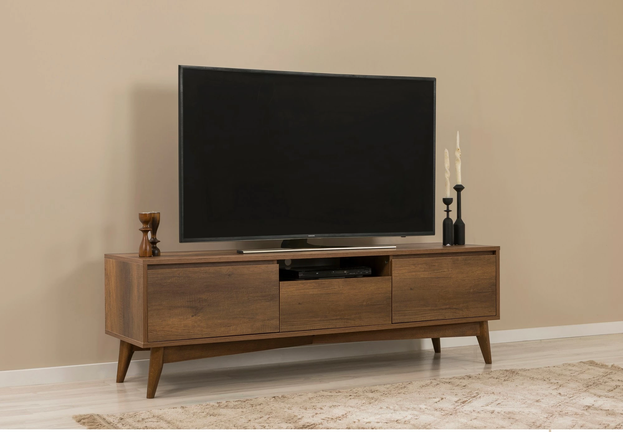 Komodë TV, ngjyrë arre, Skye Decor, Vina