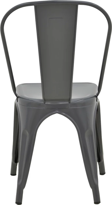 Karrige Utopia metalike, ngjyrë antraciti, 44x44x85cm