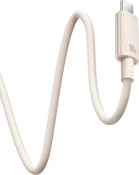 Kabllo karikimi i shpejtë Baseus Habitat Series USB në USB-C, 1m, 100W, rozë