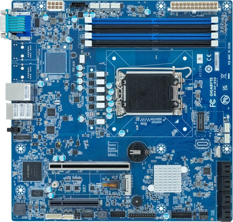 Pllakë amë Gigabyte MX34-BS0, LGA 1700, për server, Blu