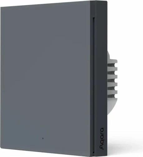 Switch i mençur muri AQARA H1 EU WS-EUK01, Zigbee 3.0, pa tel neutral, single, gri