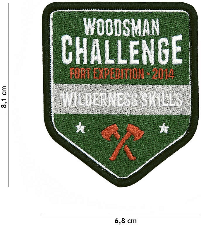 Emblema pëlhure Fosco Industries Patch Woodsman Challenge #23004