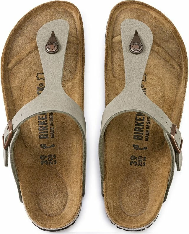 Flip-flops femra Birkenstock, gri-bezhë