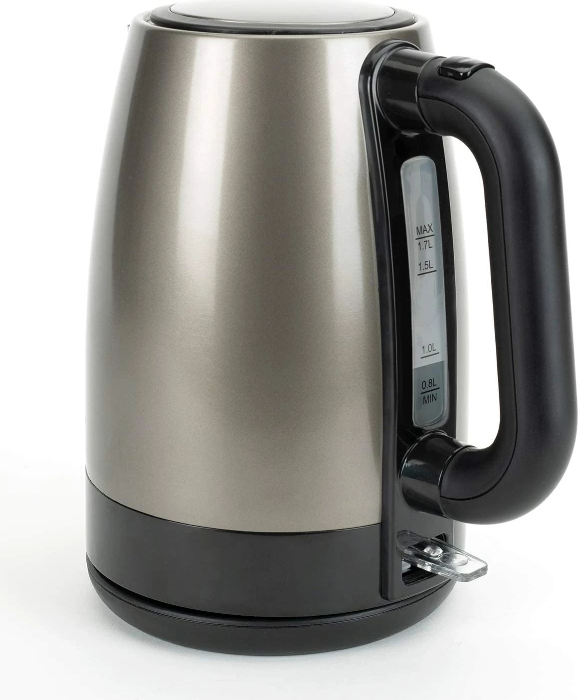 Çajnik elektrik Black&Decker BXKE2201E 1.7 L 2200 W Inox, Argjendtë/zezë