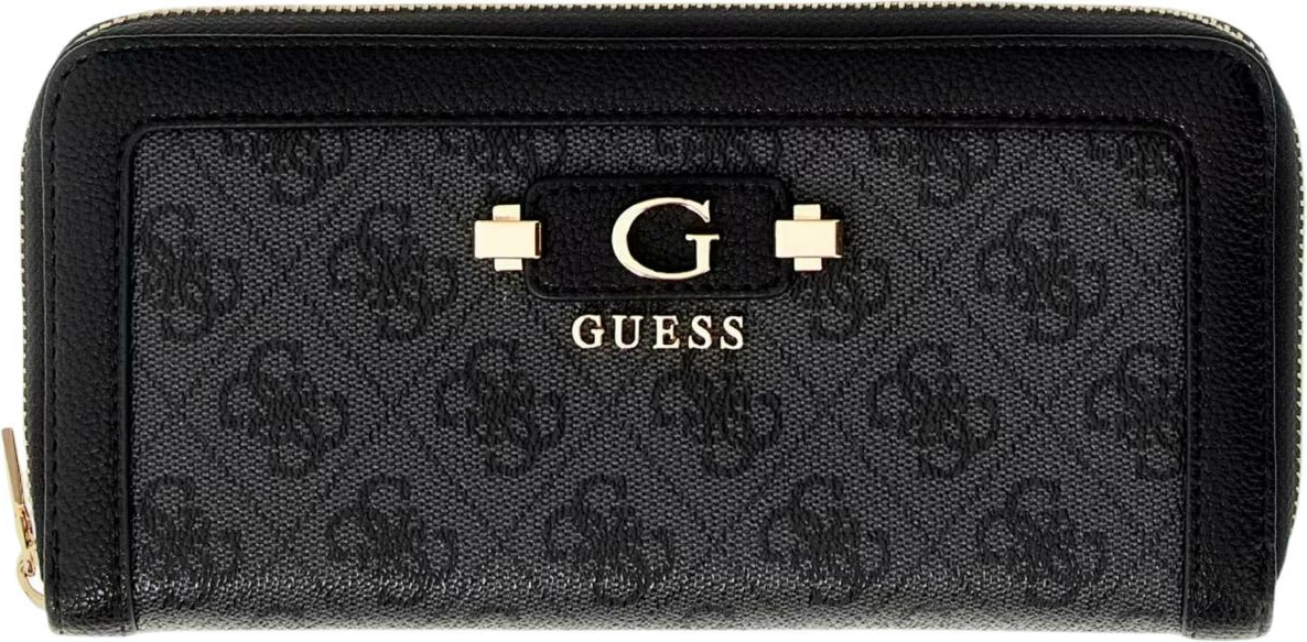 Portofol për femra Guess Coleen Logo SML ZIP SWSG97 49146, antracit