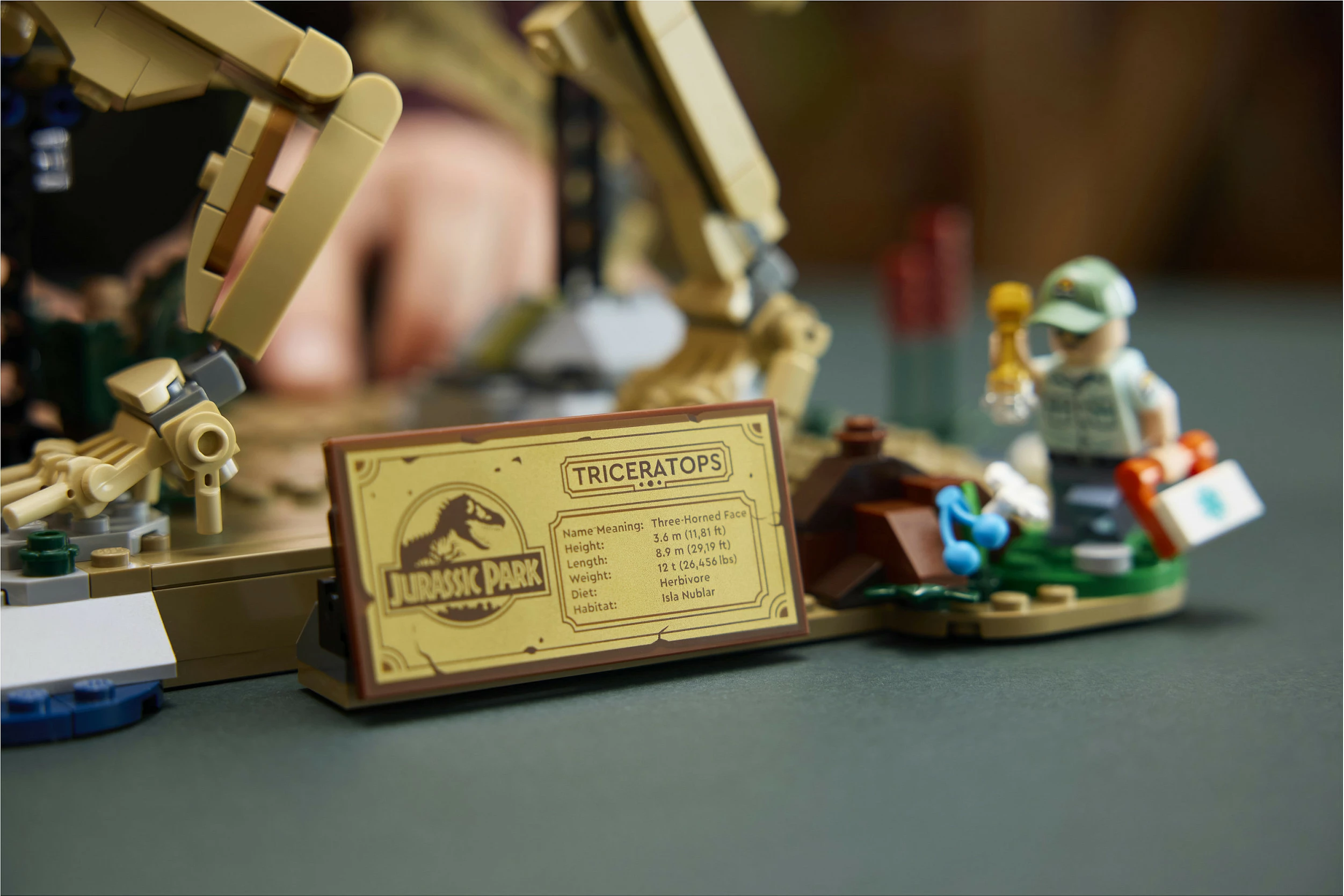 Set ndërtimi LEGO 77985 Dinosaur Fossil Triceratops, 1154 copë, 18+, multikolor