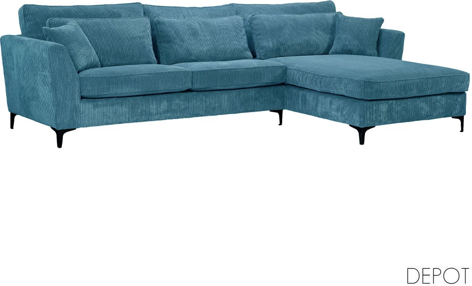 Këndare FOREVER, kënd i djathtë, ngjyrë petrol Lincoln 75, 316x185x92