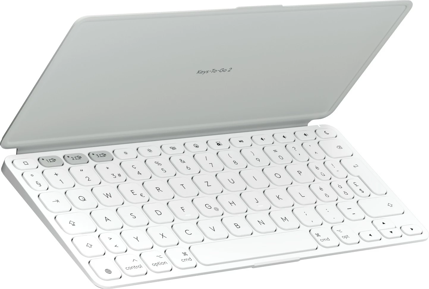 Tastierë pa kabllo Logitech Keys-To-Go 2, pale grey