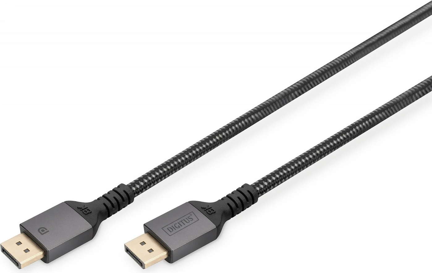 Kabllo DisplayPort Digitus DB-340201-010-S, 1m, 8K/60Hz, E zezë
