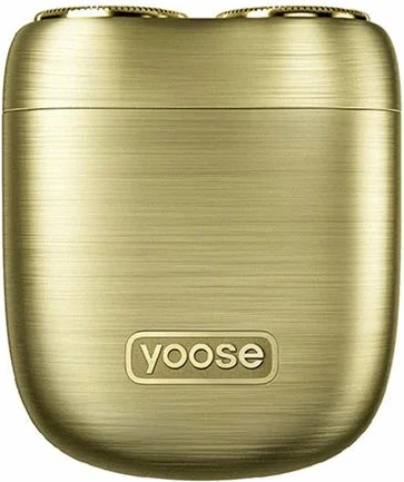 Makinë rroje Yoose Mini 2.0, udhëtimi, 8000 rpm, IPX7, karikim USB-C, e artë, set me paketim dhurate "Bounty Hunter"