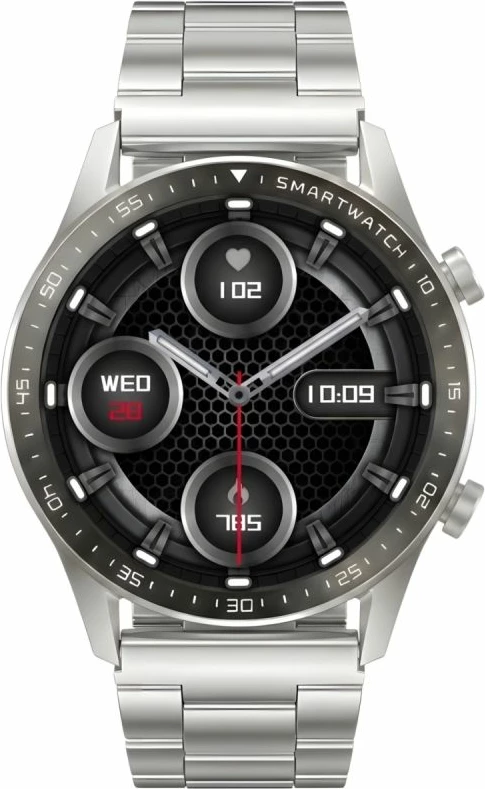 Smartwatch Gravity GT10-6, argjendtë, set me rrip dhe byzylyk