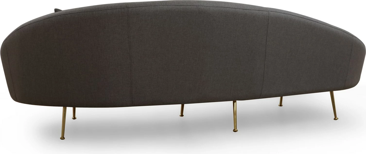 Divan treshe, ngjyrë gri e errët, Atelier del Sofa, Eses