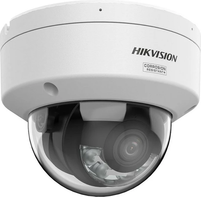 Kamerë sigurie IP Dome Hikvision DS-2CD2187G3-LIS2UY, 8MP, 2.8mm, Smart Hybrid Light, e bardhë