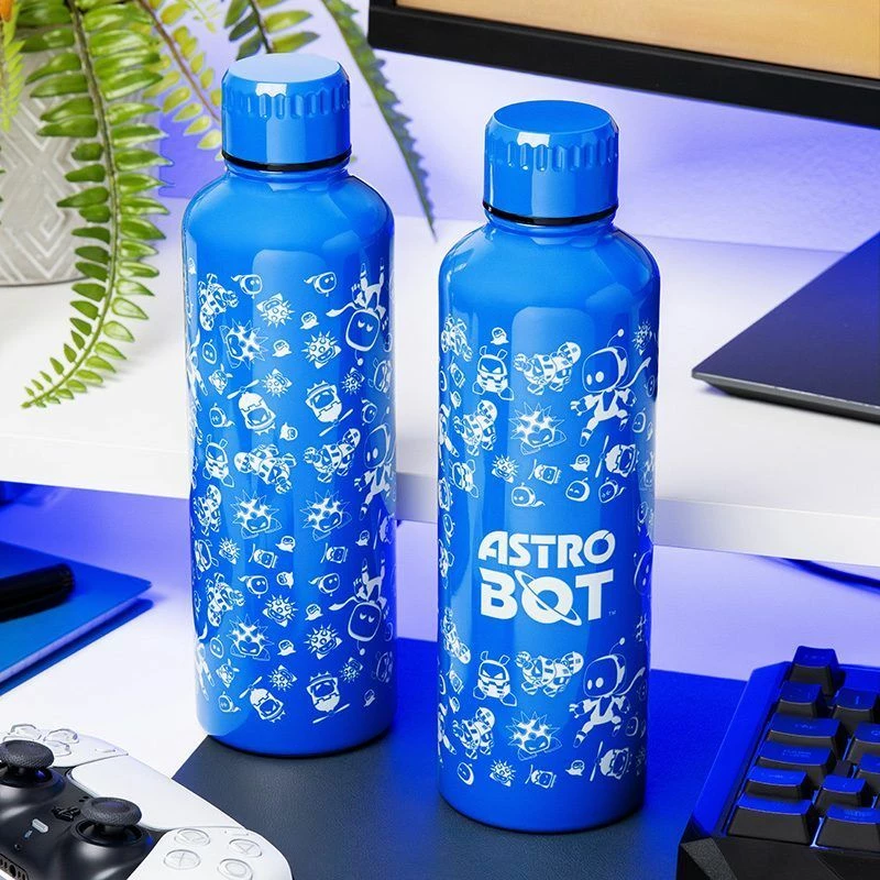 Shishe uji metalike Paladone Astro Bot 500 ml, e kaltër