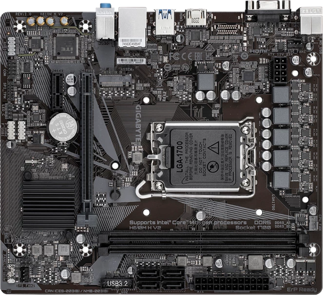 Pllakë amë GIGABYTE H610M H V2 DDR5 LGA1700 mATX