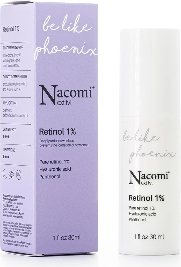 Serum për fytyrë Nacomi Next Level Retinol 1% për femra, 30ml